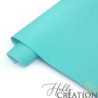 Переплетный кожзам матовый однотонный, мятный