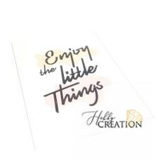 Ацетатный разделитель "Enjoy the little things" / формат А5, прозрачный